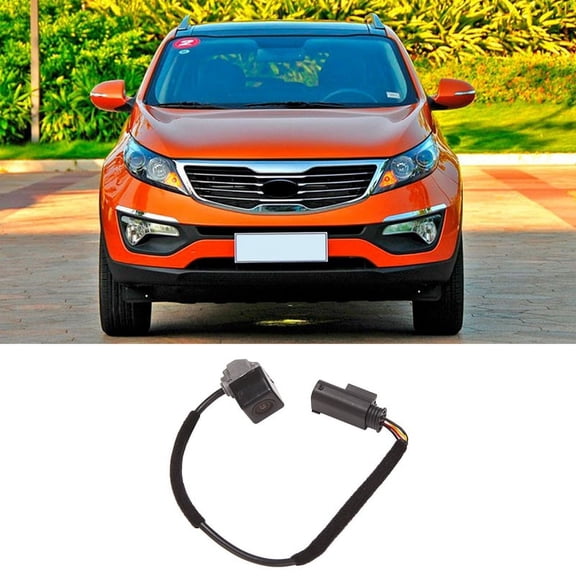 Car Rear Backup Reverse Camera for SL 2010 957503W100 95750-3W100,1 x Rear View Backup Camera,black