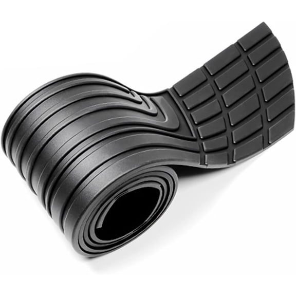 Car Rear Bumper Protector, 104 X 8.5 Cm Trimmable, 0.3 Cm Thickness Anti-Scratch Rubber Rear Bumper Guard, Universal Flexible Bumpers Guard Strip For SUV Truck Trunk Sill Plate (Black)