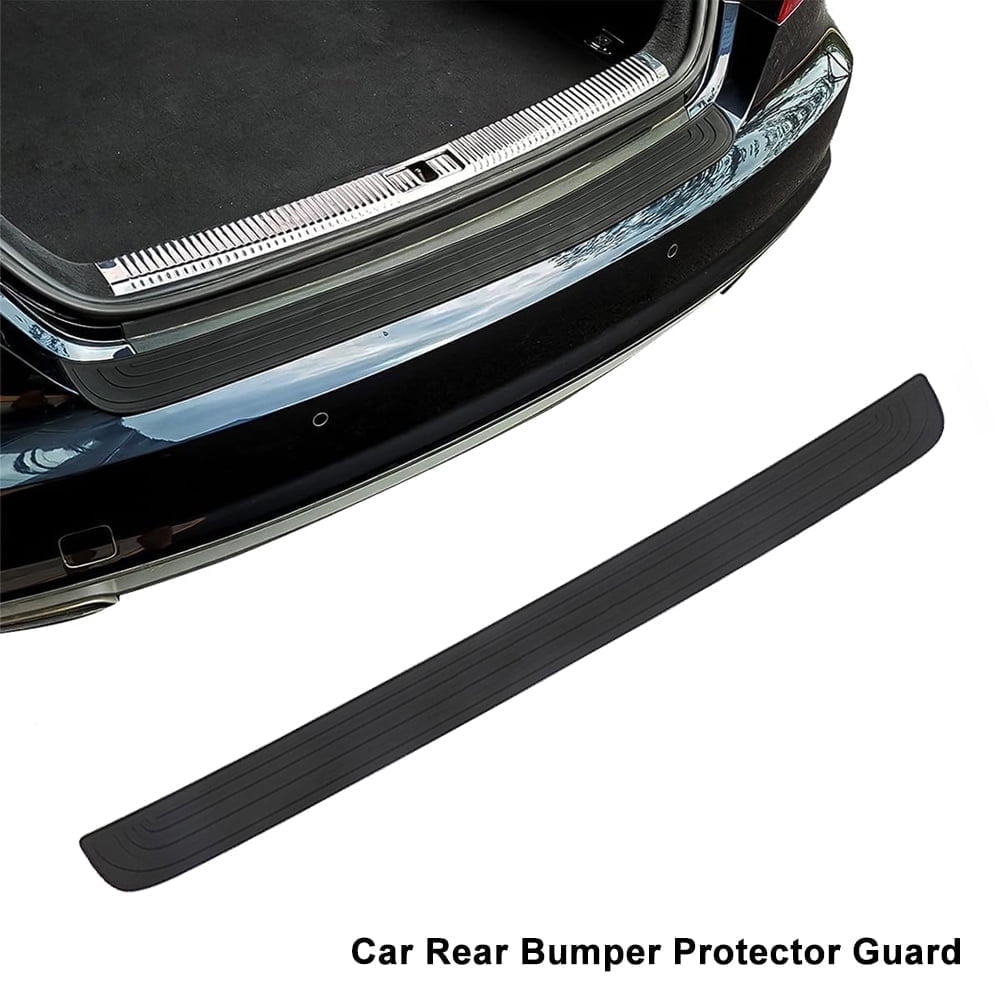 Car Rear Bumper Protector Guard Anti-Scratch Collosion Rubber Trunk ...