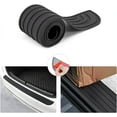thumbnail image 1 of Car Rear Bumper Protector Guard - Anti-Scratch, Non-Slip, 35.4 in Black Rubber Accessory, 1 of 14