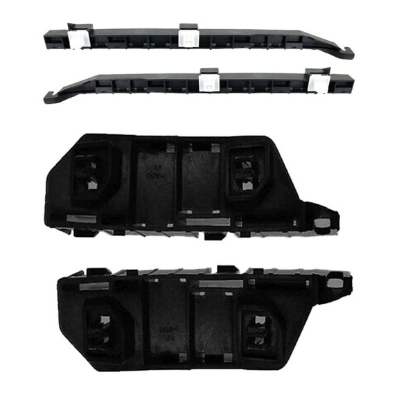 Car Rear Bumper Spacer Bracket with Car Front Bumper Spacer Bracket for Fit JAZZ 2005-2008 GD1 GD3 1.3L 1.5L,2 x Front bumper bracket 2 x Rear bumper bracket,black