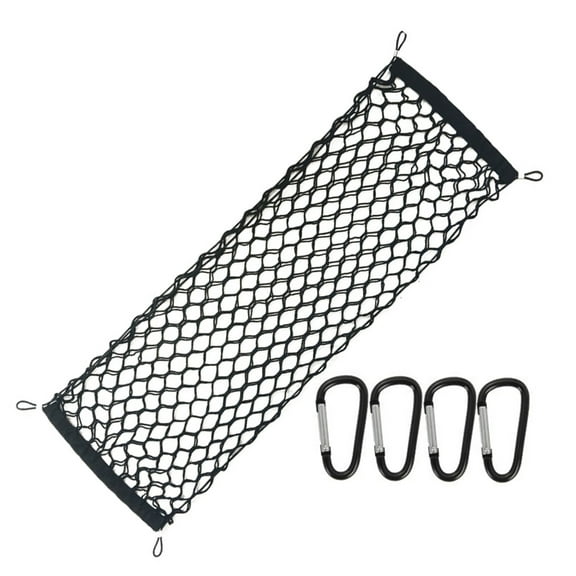 Small Cargo Net for Car Trunk Storage, Elastic Mesh Net Pocket Organizer Pouches Bag,Stretchable Automotive Cargo Net