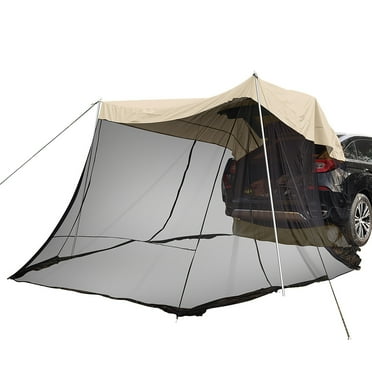 Car Rear Extension Sunshade Tent Vehicle Trunk Side Awning Car Shelter Canopy Beach Sun Shelter for Outdoor Camping Hiking Fishing