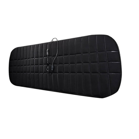 Car Rear Heated Seat Cushion 12V Universal Seat Cushion Car Rear Three Seater Backless Seat Cover Heated Seat
