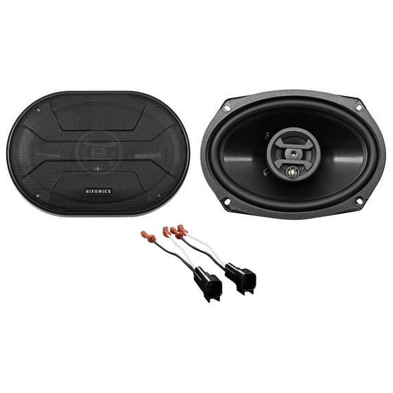 Car Rear Hifonics Factory Speaker Replacement Kit For 2003-2011 Lincoln Town