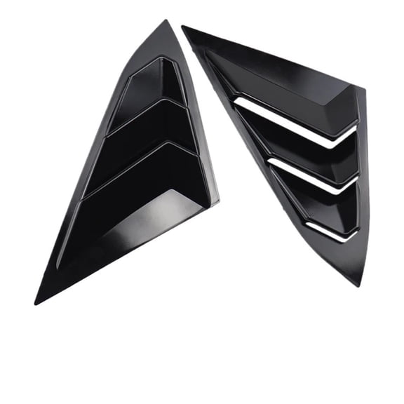 Applies to Car Rear Quarter Spoiler Panel Side Vent Window Louver Fit For Honda Civic Seden Only 2016 To 2020 Sun Shade Cover