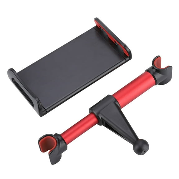 Car Rear Seat Headrest Bracket Phone Tablet Rear Pillow Stand Adjustable Holder Round