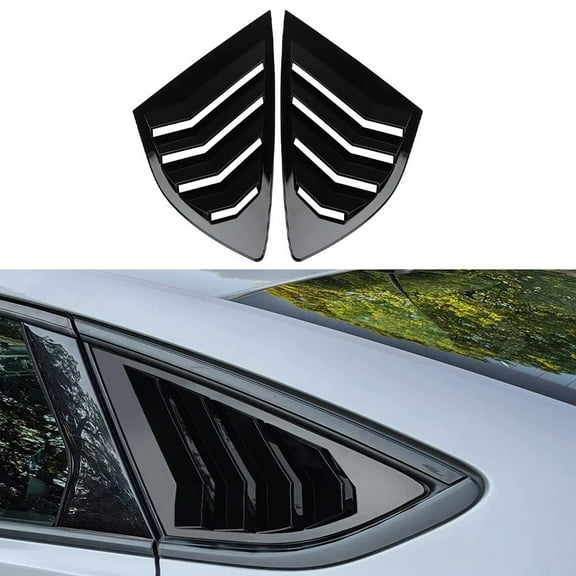 Car Rear Side Door Glass Louvers Cover for Ford for Mondeo for Fusion 2013-2021 Auto Accessories