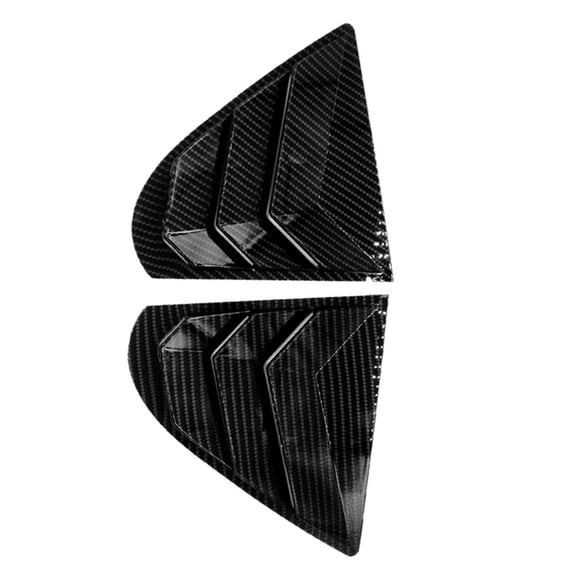 Car Rear Side Window Louver Spoiler Panel Quarter Window Compatible For Lancer ABS Decorative Accessory Replacement 2pcs