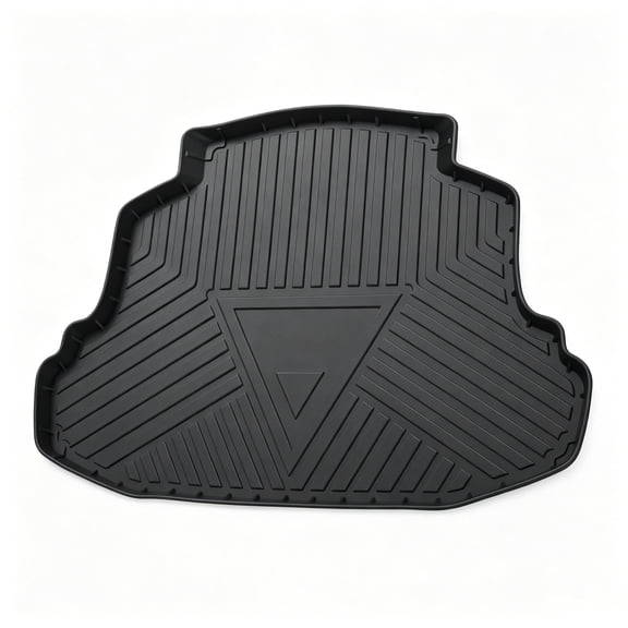 Custom Fit TPE Floor Mats Cargo Trunk Liner for Toyota Corolla Sedan 2007-2026, All Weather Waterproof Anti-Slip Heavy Duty Front Rear Full Set, Black