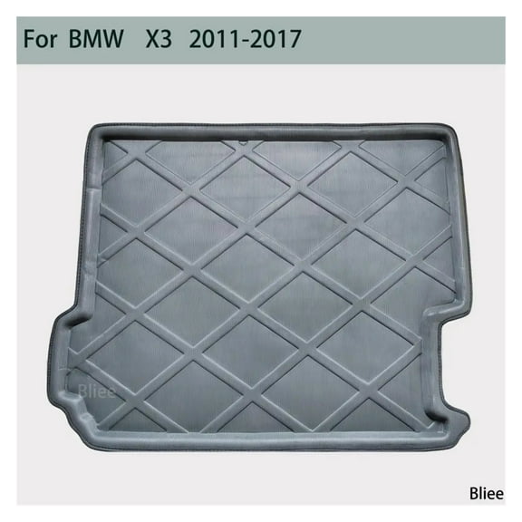 Car Rear Trunk Mat Cargo Liner Boot Floor Tray Carpet Compatible for BMW X3 F25 2011 2012 2013 2014 2015 2016 2017 EVA Car Accessories