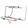 thumbnail image 1 of Car Rear View Backup Camera 8 IR Night Vision US License Plate Frame CMOS Chrome, 1 of 3