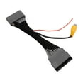 thumbnail image 1 of Car Rear View Camera Adapter Wire Harness Reverse Rearview Camera Adapter Cable Video Connector for 2012-2016, 1 of 9