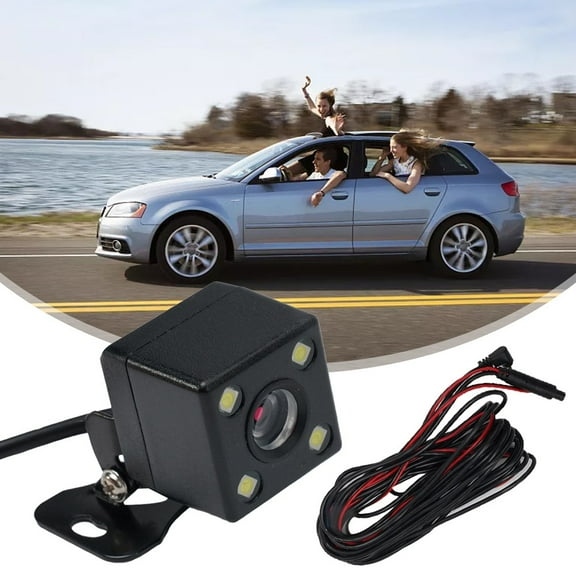 Car Rear View Camera Parking Camera 2.5Mm 4Pin Video Port With 4 Led Night Vision Replacement Car Part