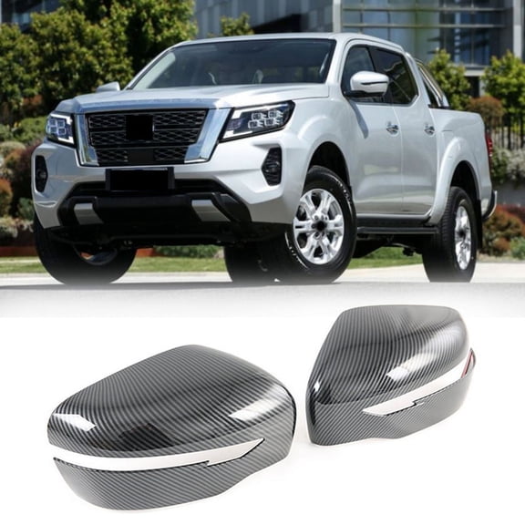 Car Rear View Mirror Cover Side Mirror Cap for Navara NP300 2019 2020 2021 2022 Carbon Fiber