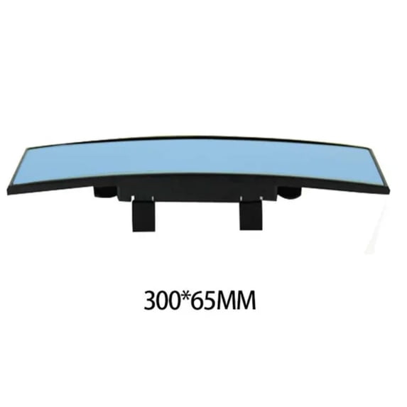 Car Rear View Mirror Wide Angle Large View Blue Tint Clip on Rear View Mirror for Blind Spot and Backseat Visibility