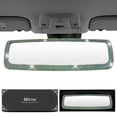 thumbnail image 1 of Car Rear View Mirror with Crystal Diamond Simple Telescopic Buckle Design Bling Rearview Mirror Interior Decoration, 1 of 8