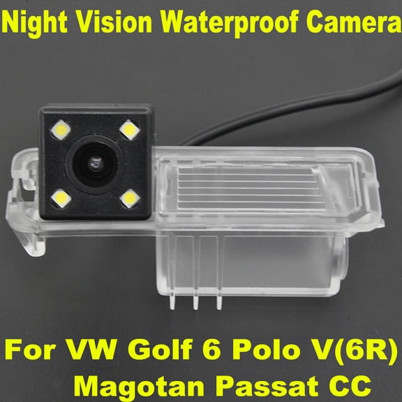 Car Rear View Parking Camera For VW Polo V (6R) Golf 6 VI Passat CC Magotan