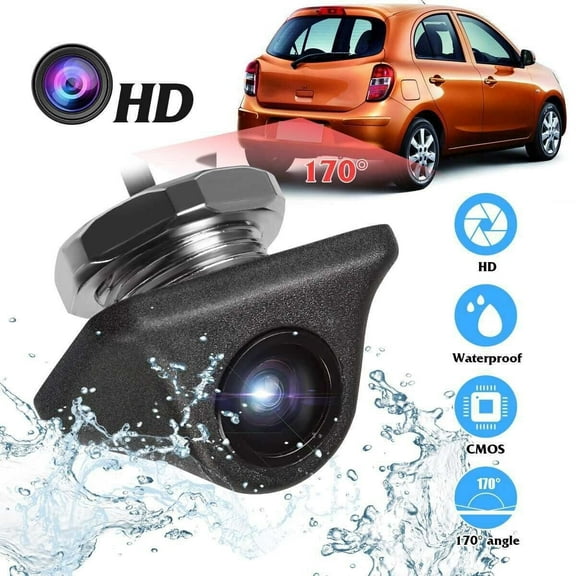 Car Rear View Reverse Camera Parking Backup Cam HD Night Vision Waterproof 170