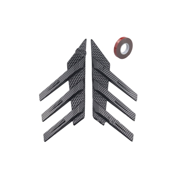 Car Rear Window Airflows Spoiler Splitter Plastic Design Easy To Install Reduces Wind Noise And Improves Appearance
