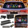Car Rear Window Led Display, Christmas Car Led Decoration, Animated ...