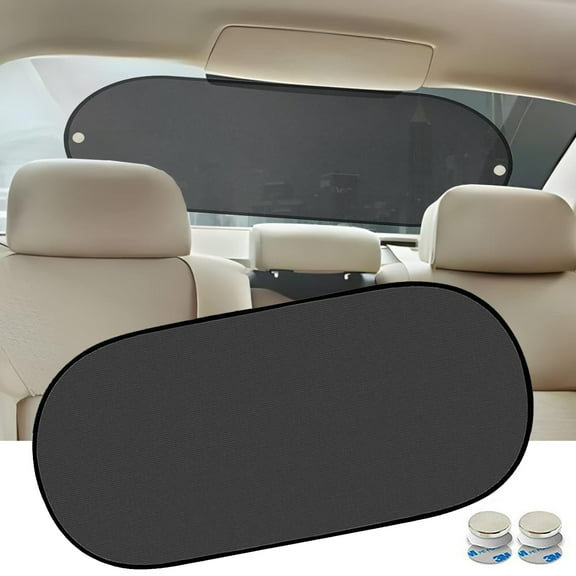Car Rear Window Shade, UV Protection Window Screen Sun Visor For Car Back Window, Car Sunshade With Strong Magnets For Family Baby Pet