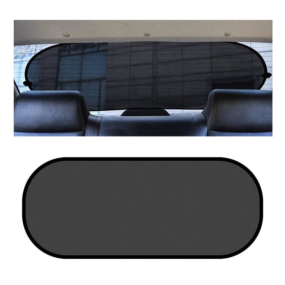 Car Rear Window Sunshade with Suction Cup, Sun UV Rays Protection for Car Back Window, Sunlight Shield Blocker Mesh Cover for Rear Facing Seats (39"x19"/Rear)