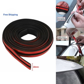 Car Rear Windshield Casement Trim Edge Moulding Rubber Weatherstrip Seal Strip