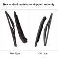 Car Rear Wiper Arm Blade Set 287815304R Black Replacement for DACIA SANDERO 2005-2015
