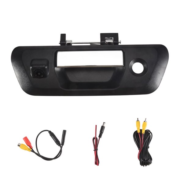 Car Rearview Backup Camera Handle Camera Vehicle Backup License Plate Cameras Night Vision for NAVARA NP300 2015-2018