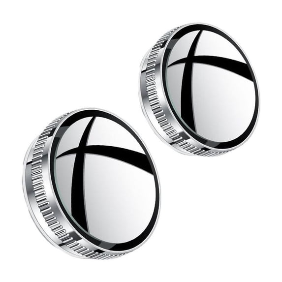 Car Rearview Blind Spot Mirror with 360 Degrees Adjustable Rotation, ABS Plastic Shell and Glass Material