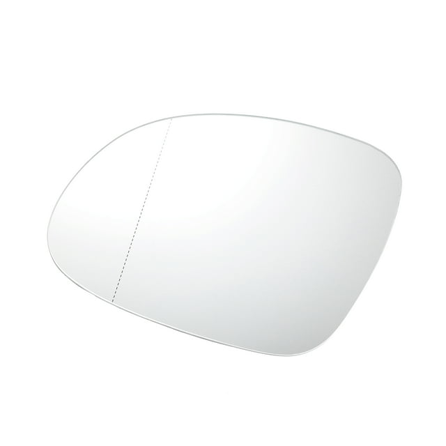 Heated Left Side Mirror Replacement For VW Tiguan & Sharan - Defrost Glass With Backing Plate