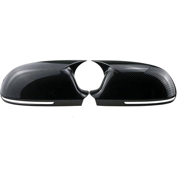 Car Rearview Mirror Cap For A3 RS3 8P A4 RS4 A5 RS5 B8 2008-2009 A6 C6 Rearview Side Wing Mirror Caps Cover