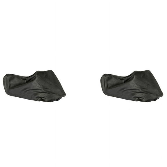 2X Snowmobile Cover Waterproof Dust Trailerable Sled Cover Anti-UV Winter Motorcycle Outdoor Black 145X51X48cm