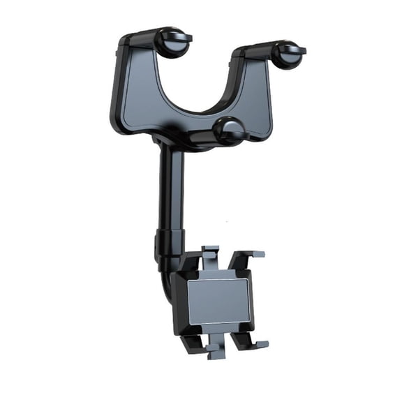 Car Rearview Mirror Mount 360 Degree Swivel Mount Holder For Most Phone Sizes