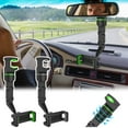 thumbnail image 1 of Car Rearview Mirror Phone Holder | 360° Rotatable Adjustable Multi-Function Mount | Universal Fit for All Mobile Phones & Cars | Stable Four-Claw Grip | Easy Installation & Flexible Viewing Angle, 1 of 4
