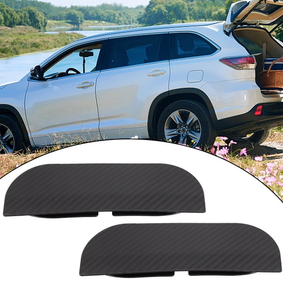 Car Rearview Mirror Rain Brow Carbon Fiber Pattern Reversing Mirror Rain Shield