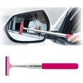 thumbnail image 1 of Car Rearview Mirror Wiper, Retractable Auto Glass Squeegee, Portable Cleaning Tool for All Vehicles, Universal Automotive Accessories, 1 of 7