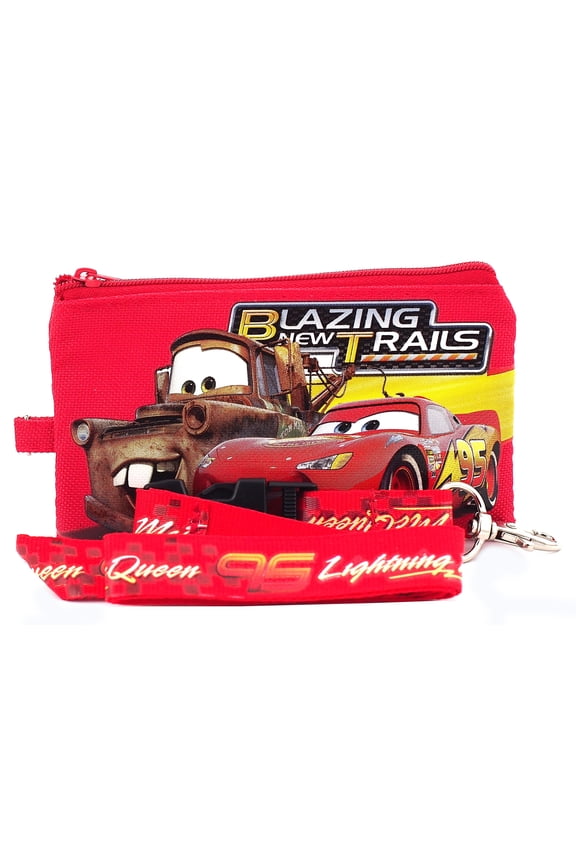 Car Red Lanyard with Detachable Coin Purse