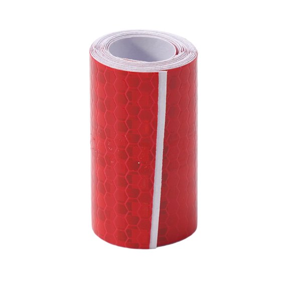 Car Reflective Stickers 5Cm*1M Decoration Film Motorcycle Reflect Safety Strip Red