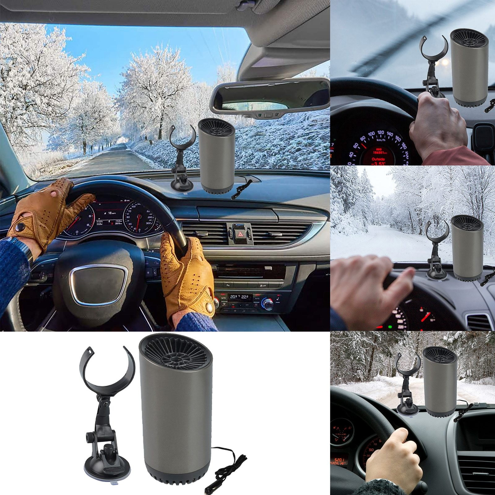 Car Refrigerator 12v Portable Fridge Air Conditioner Fan Air