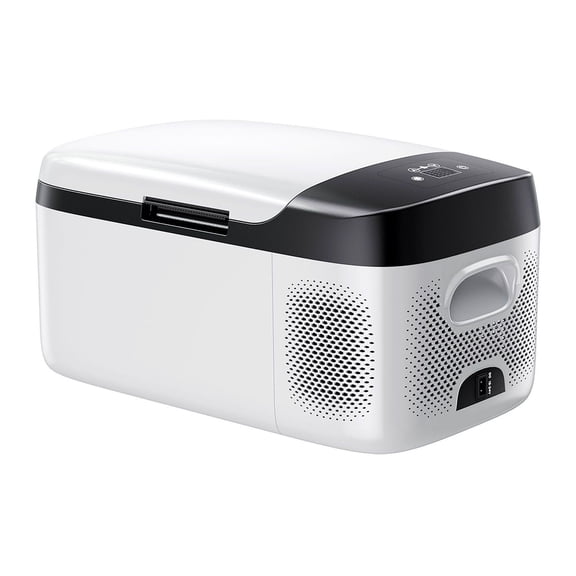 Car Refrigerator, 16QT Portable Car Fridge with App Control - DC 12/24V & AC 100-240V Compressor Cooler -4F to 68F for RV, Camping, Fishing, Road Trips