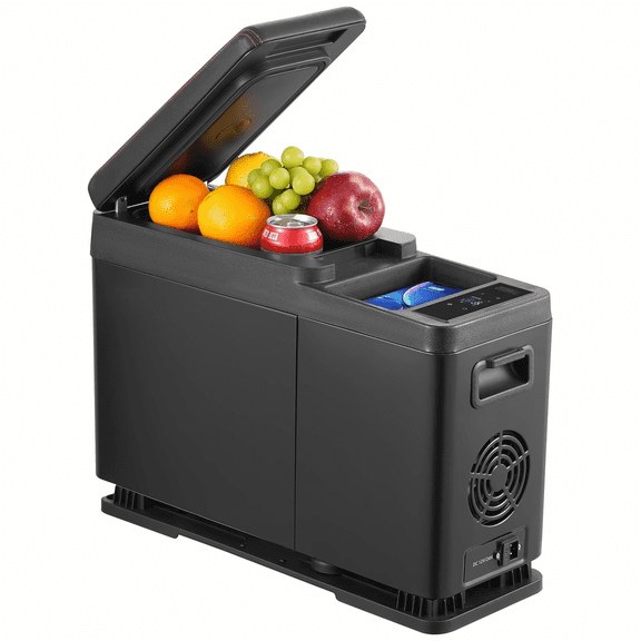 Car Refrigerator 8L, 12V/24V Portable Fridge Freezer, -4 to 68F Compressor Cooler, Camping Refrigerator, Adjustable Temp, Bluetooth Control, Low Noise