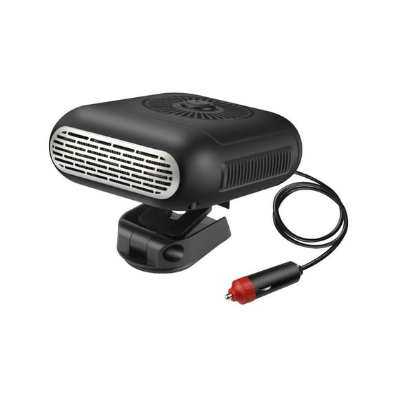 Car Refrigerator & Air Conditioning 12V/24V Auto Electronic Heater Fan with Heating Defrost 4 in 1 Heating Function for Cars Low Noise Plug-and-Play