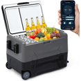 thumbnail image 1 of Car Refrigerator, Portable Freezer with 12/24V DC & 110-240V AC, RV Car Fridge Dual Zone APP Control, 48 Quart (45L) -4℉-68℉ Portable Refrigerator for Camping, Travel, Fishing, Outdoor or Home Use, 1 of 9
