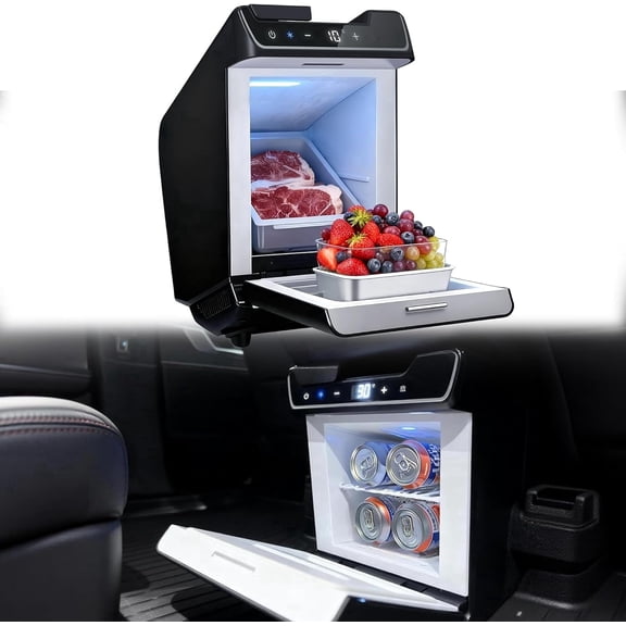 cooboom Tesla Model Y Juniper 2025-2026 Exclusive Car Refrigerator, 3.6L Cooler and  Warmer, Camping, Commuting, Sports, Traveling