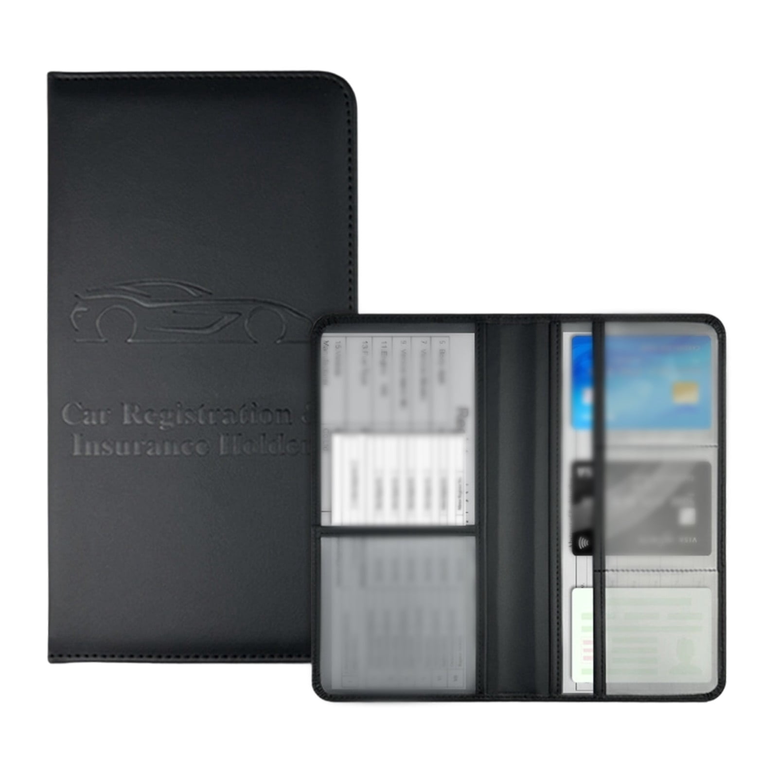 Car Registration and Insurance Card Holder, Closure Vehicle Document ...