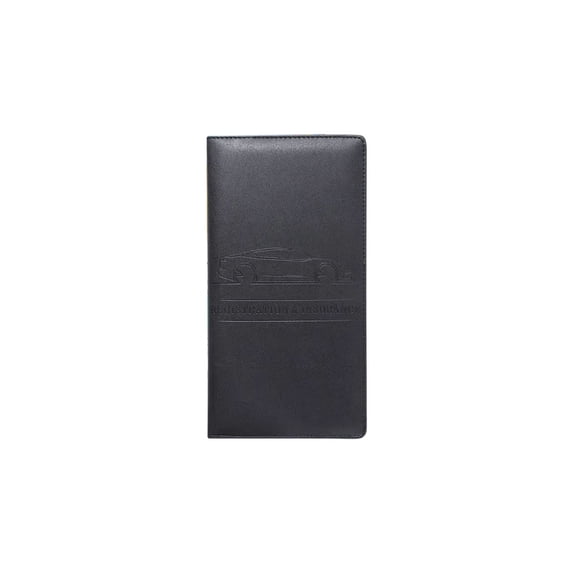Car Registration Insurance Card Holder | Waterproof RFID-Blocking Wallet for Vehicle Documents | Multi-Card Storage Organizer | Scratch-Resistant, Durable Auto Glove Compartment Accessory | Slim