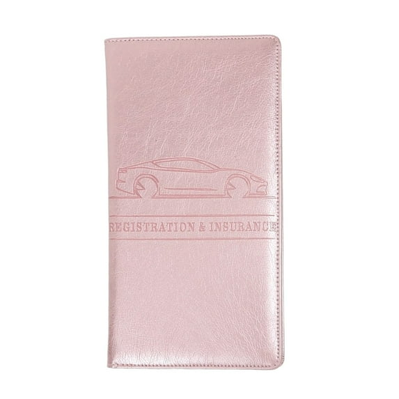 Car Registration & Insurance Card Holder With Shut Vehicle Glove Box Car Organizer For Documents Cards License