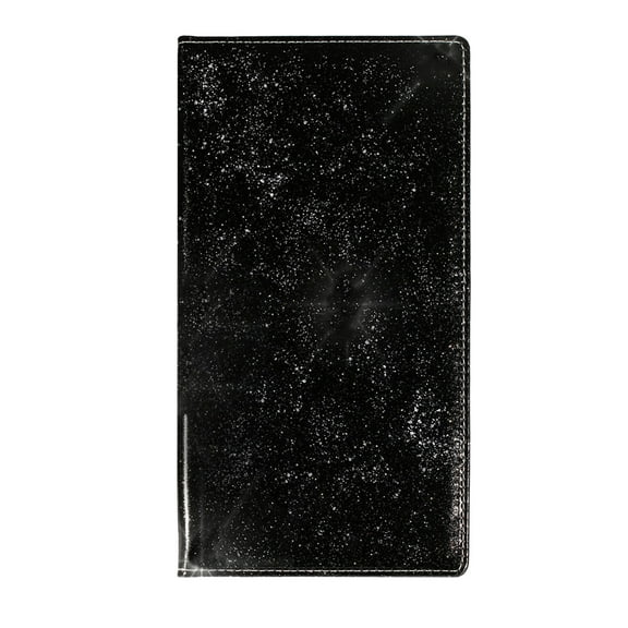 Car Registration And Insurance Holder Glitter PU Leather Girly Accessories Interior For Women Wallet Case With Closure Documents Cards Driver License Purple Gold